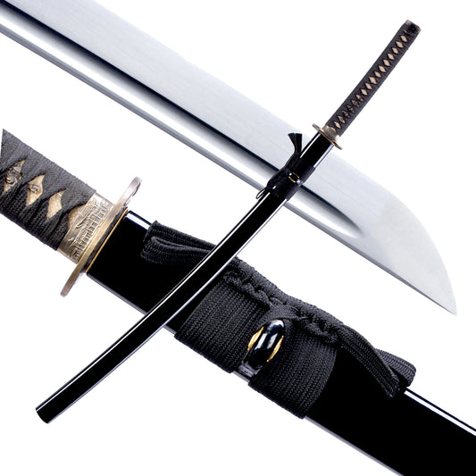 1060 Steel Katana Oil Quenching Samurai Tsuba