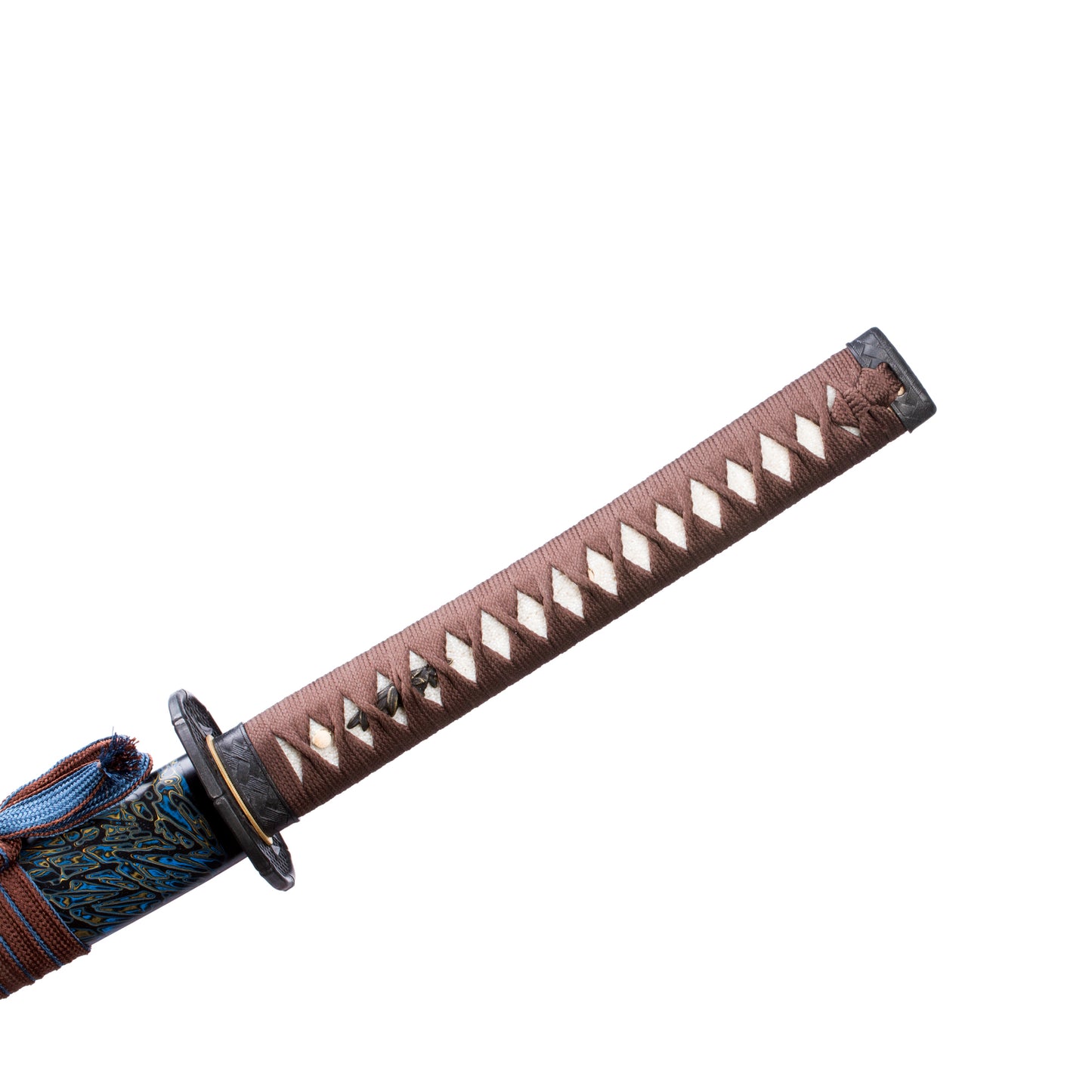 Sanmai Katana Copper Tsuba Hand Polishing