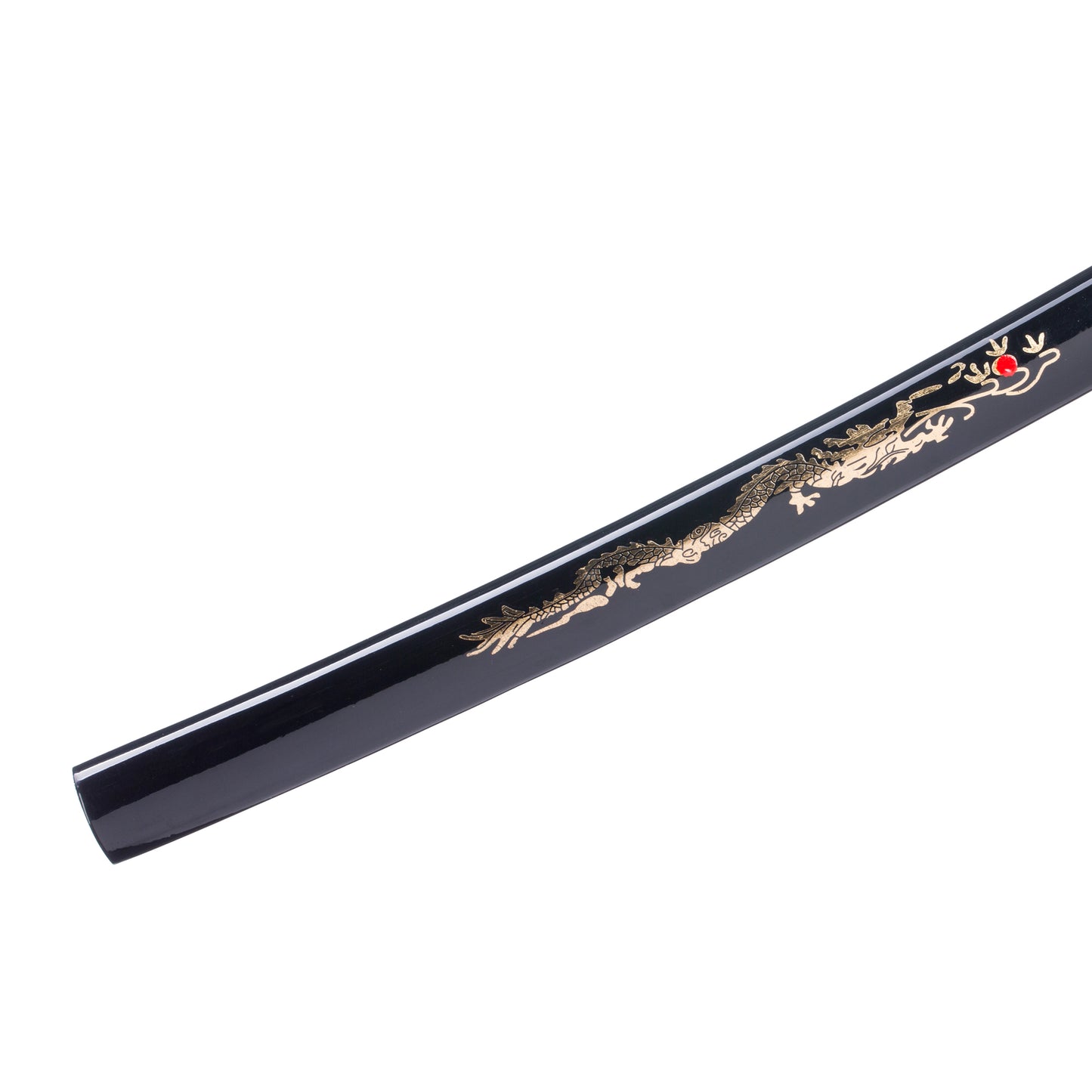 9260 Steel Katana Blue Blade White Fake Hamon