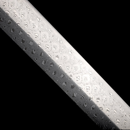 Damascus Steel Katana Scale Pattern Blade Real Sharp