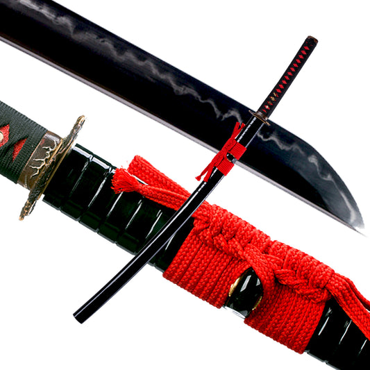 1095 Steel Katana Clay Tempered Copper Tsuba