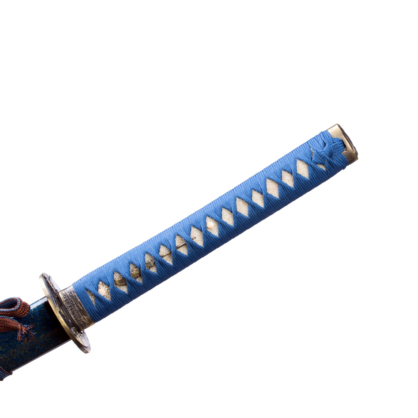 9260 Steel Katana Blue Blade With White Fake Hamon