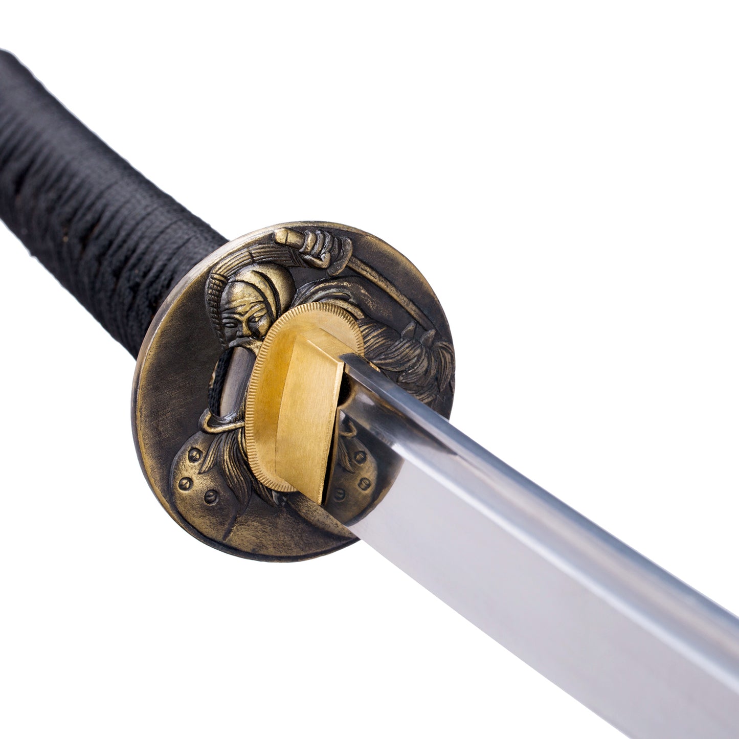 1060 Steel Katana Oil Quenching Samurai Tsuba