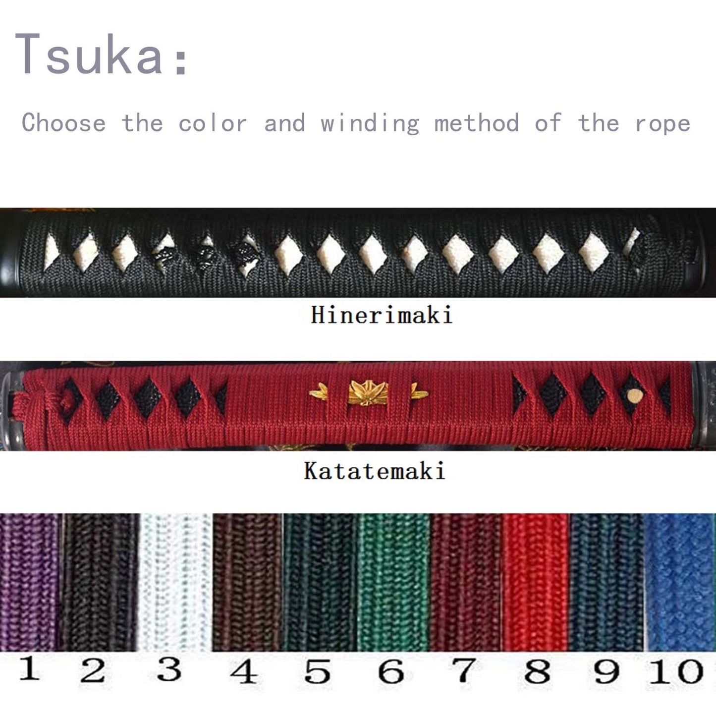 Katana Customization Choose the Accessories Customize Your Own Samurai Sword