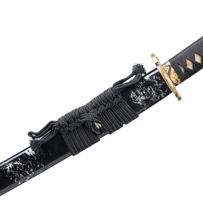 1095 Steel Katana Clay Temperedr Real Hamon